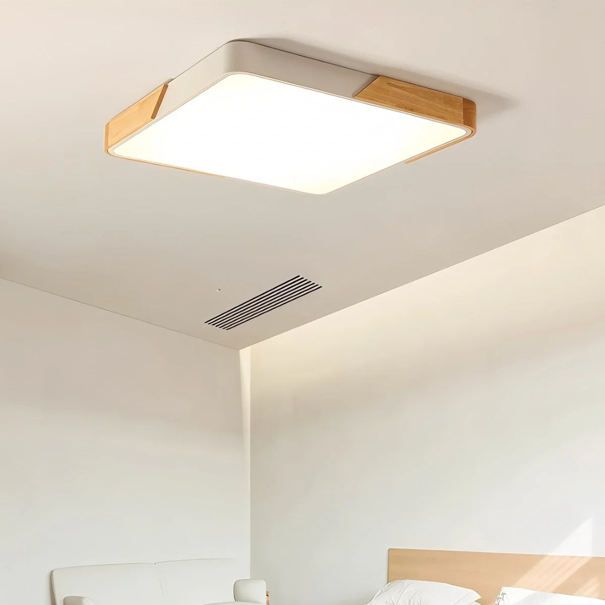 Minimalist Wood Ceiling Light for Bedroom – Wood detail 15