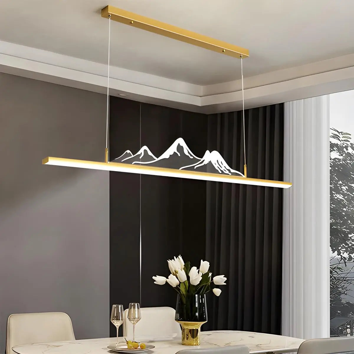 Designer Mountain Shape LED Pendant Light – detail 17