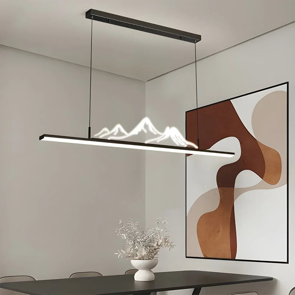 Designer Mountain Shape LED Pendant Light – detail 6