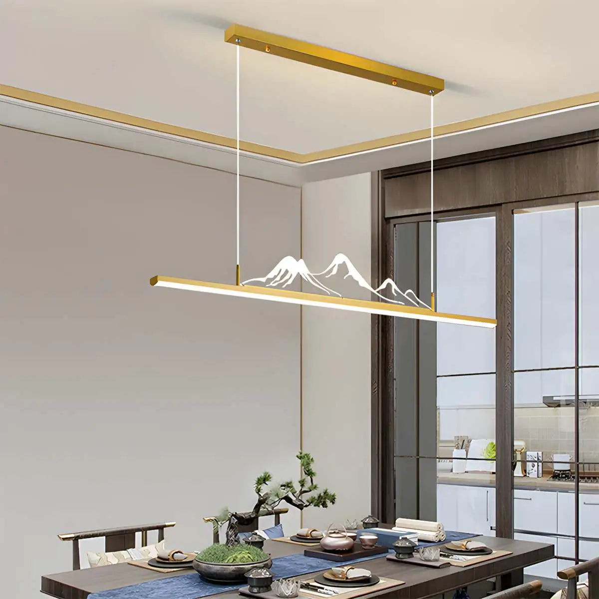 Designer Mountain Shape LED Pendant Light – detail 13