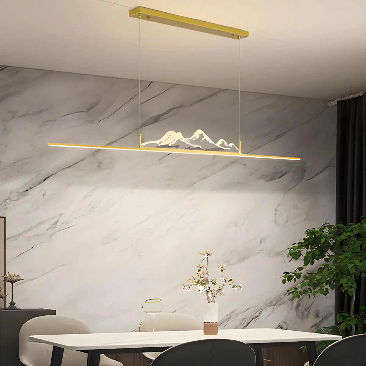 Designer Mountain Shape LED Pendant Light – detail 15