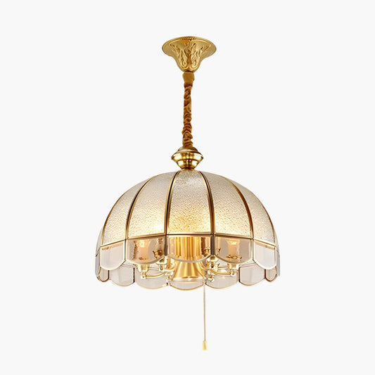 European Style Copper Pendant Light for Living Room