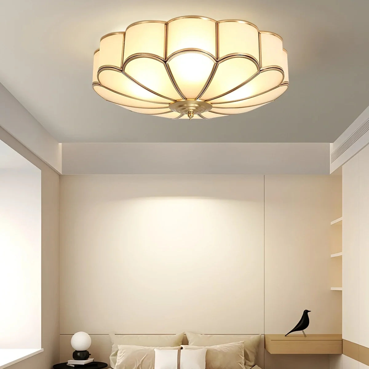 Flower Shape Glass Recessed Ceiling Light – Glass detail 11
