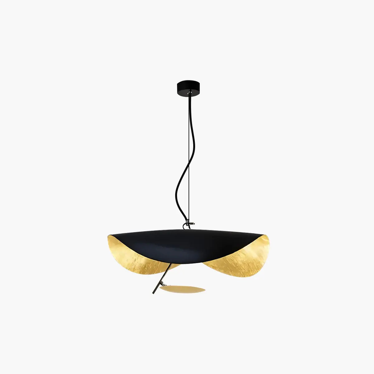 Modern Sculptural Leaf Pendant Light