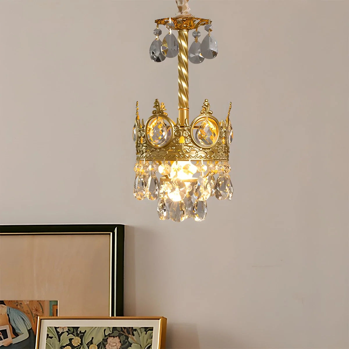 French Retro Crystal Chandelier for Dining Room – Crystal detail 4