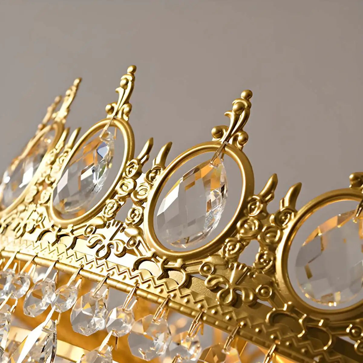 French Retro Crystal Chandelier for Dining Room – Crystal detail 20