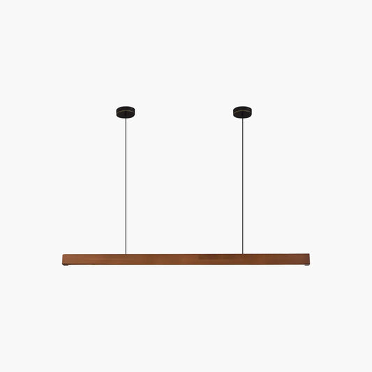 Fulbert Linear Wooden Pendant Light for Kitchen