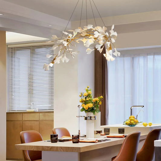 Ginkgo Chandelier D for Dining Room