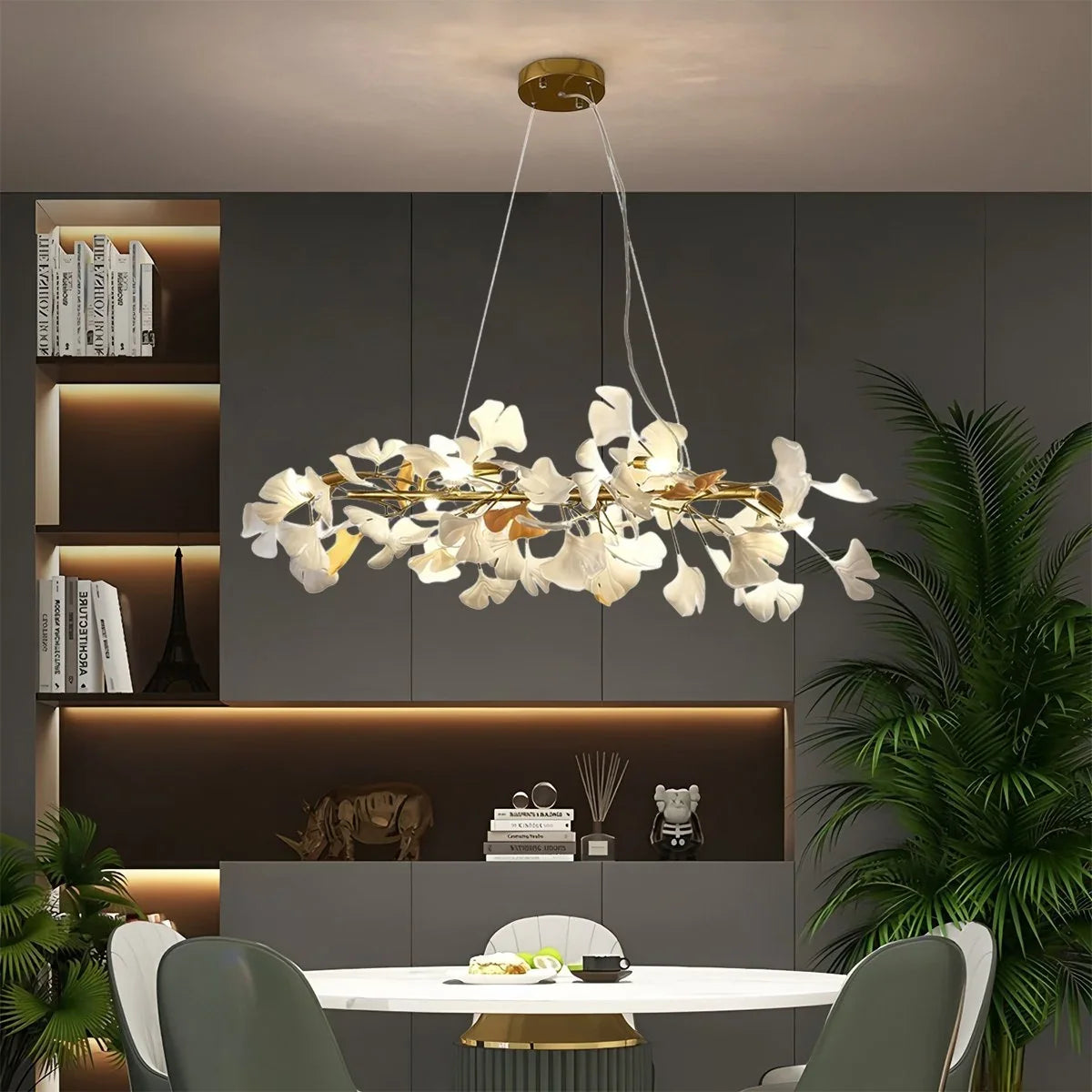 Ginkgo Chandelier M for Dining Table – detail 7