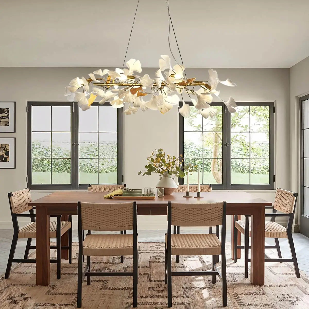 Ginkgo Chandelier M for Dining Table – detail 8