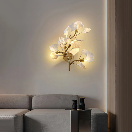Ginkgo Wall Lamp for Living Room