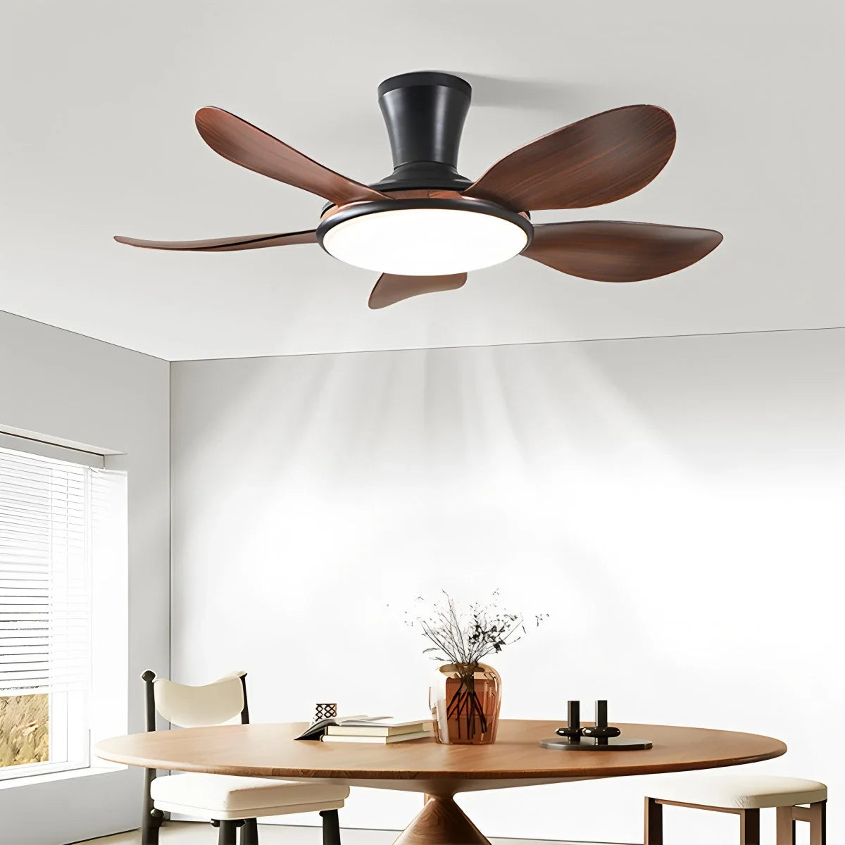 Silent Remote Control LED Ceiling Fan Light – detail 2