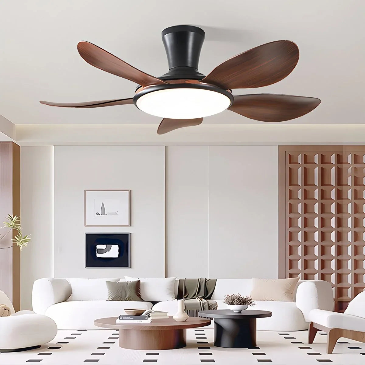 Silent Remote Control LED Ceiling Fan Light – detail 4