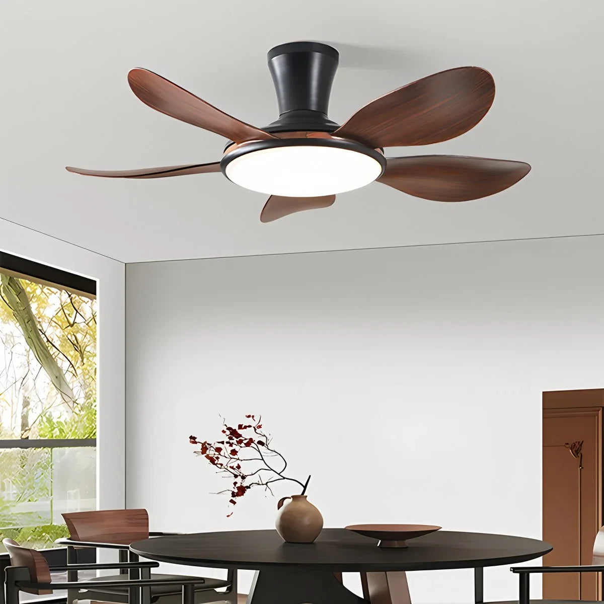 Silent Remote Control LED Ceiling Fan Light – detail 6