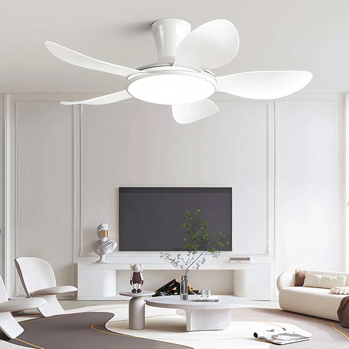 Silent Remote Control LED Ceiling Fan Light – detail 12