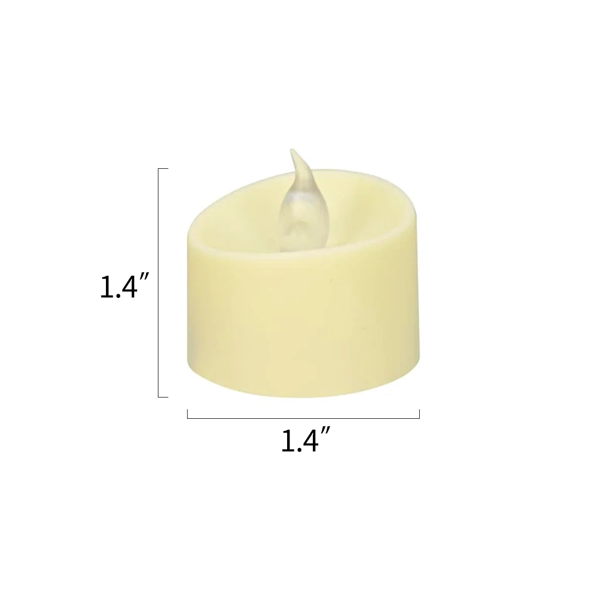Ivory LED Flameless Candle Tealights 100 Pack × 18 Flameless Candle – detail 8