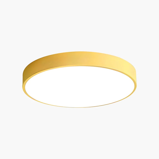 LED Minimalist Circular Macaron Ceiling Light