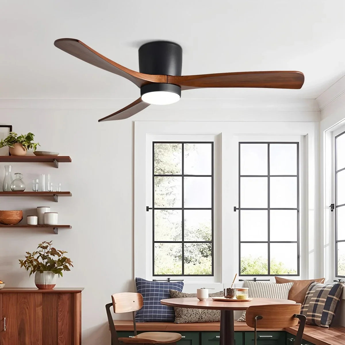 Large Low Profile Ceiling Fan with Light – detail 8