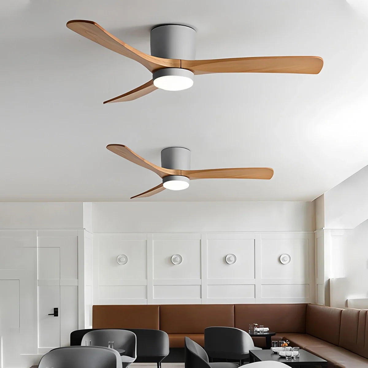 Large Low Profile Ceiling Fan with Light – detail 20