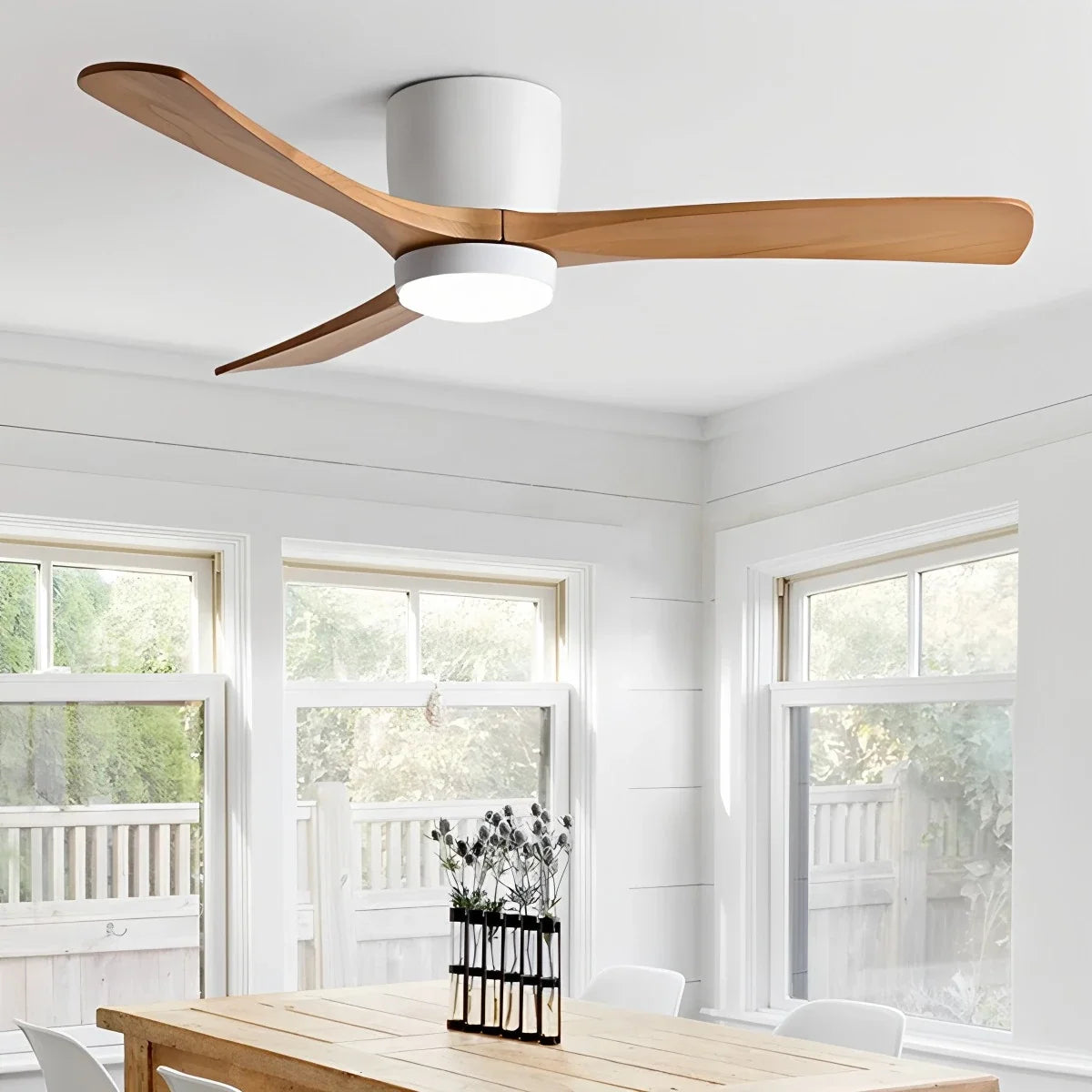 Large Low Profile Ceiling Fan with Light – detail 28