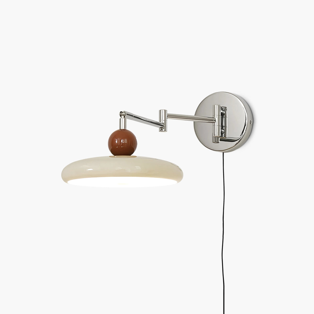 Lola Adjustable Arm Plug-in Wall Lamp