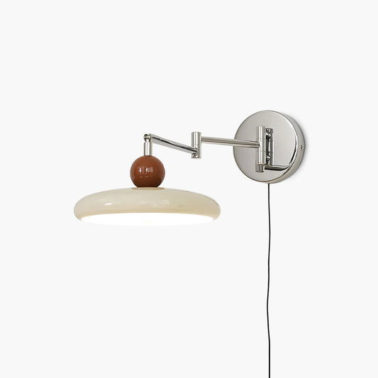 Lola Adjustable Arm Plug-in Wall Lamp