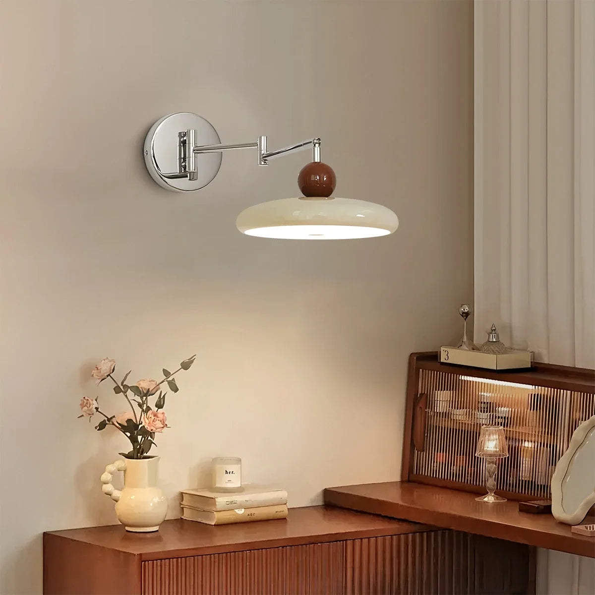 Lola Adjustable Arm Plug-in Wall Lamp – detail 6