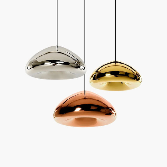 Modern Bread Shape Glass Pendant Light for Kitchen