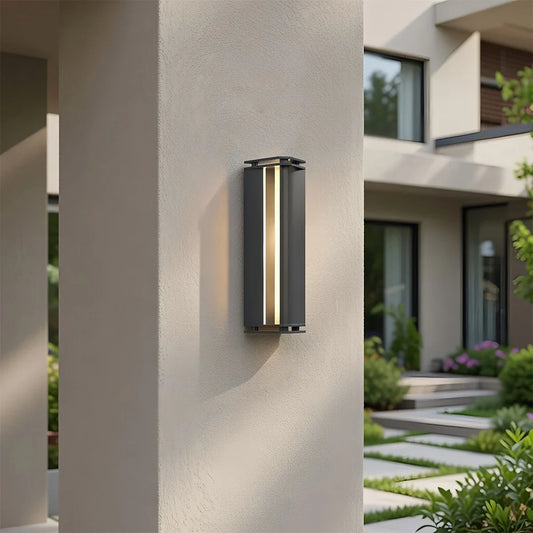 Modern Geometric Outdoor Waterproof Wall Lamp