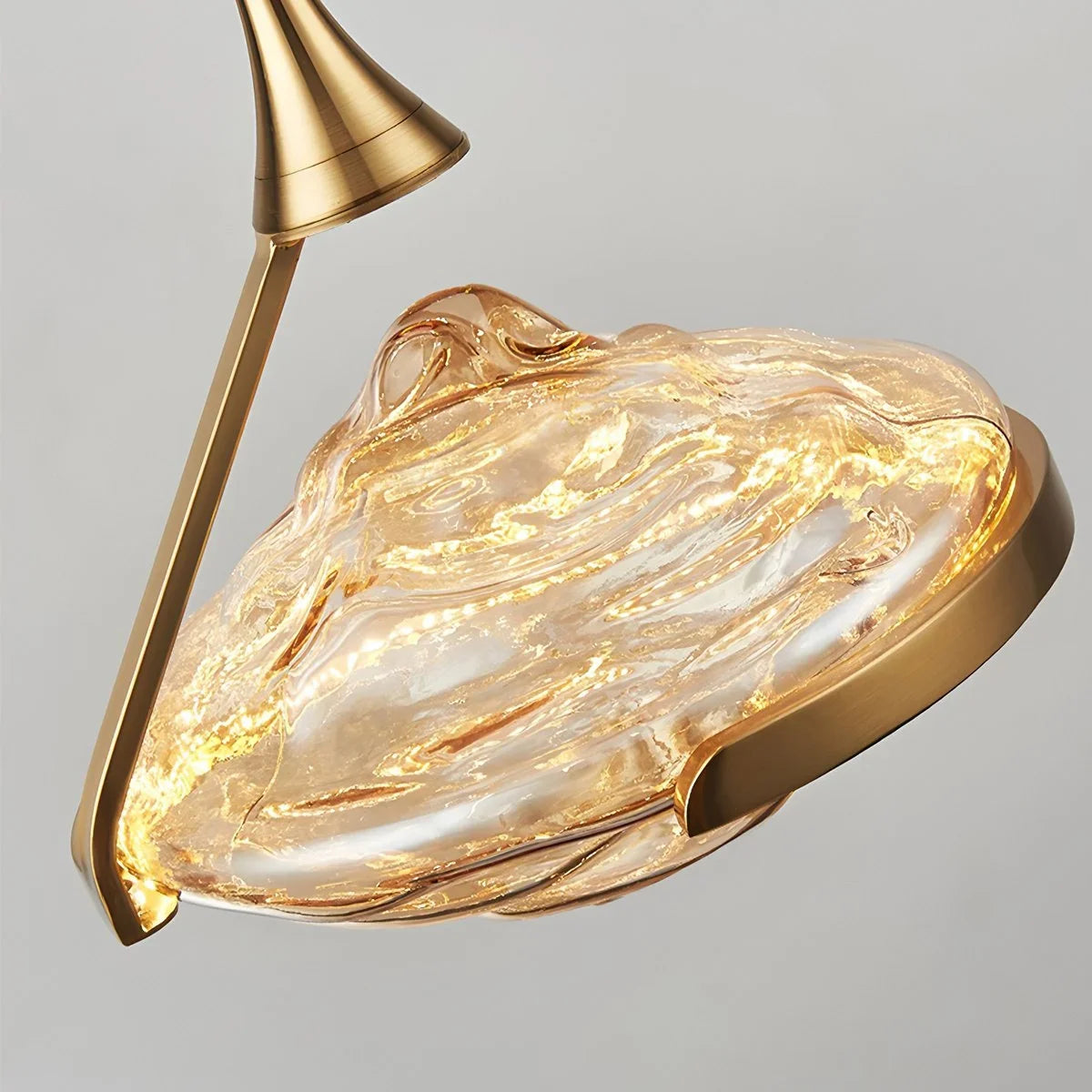 Modern Hill Glass Pendant Light – Glass detail 15