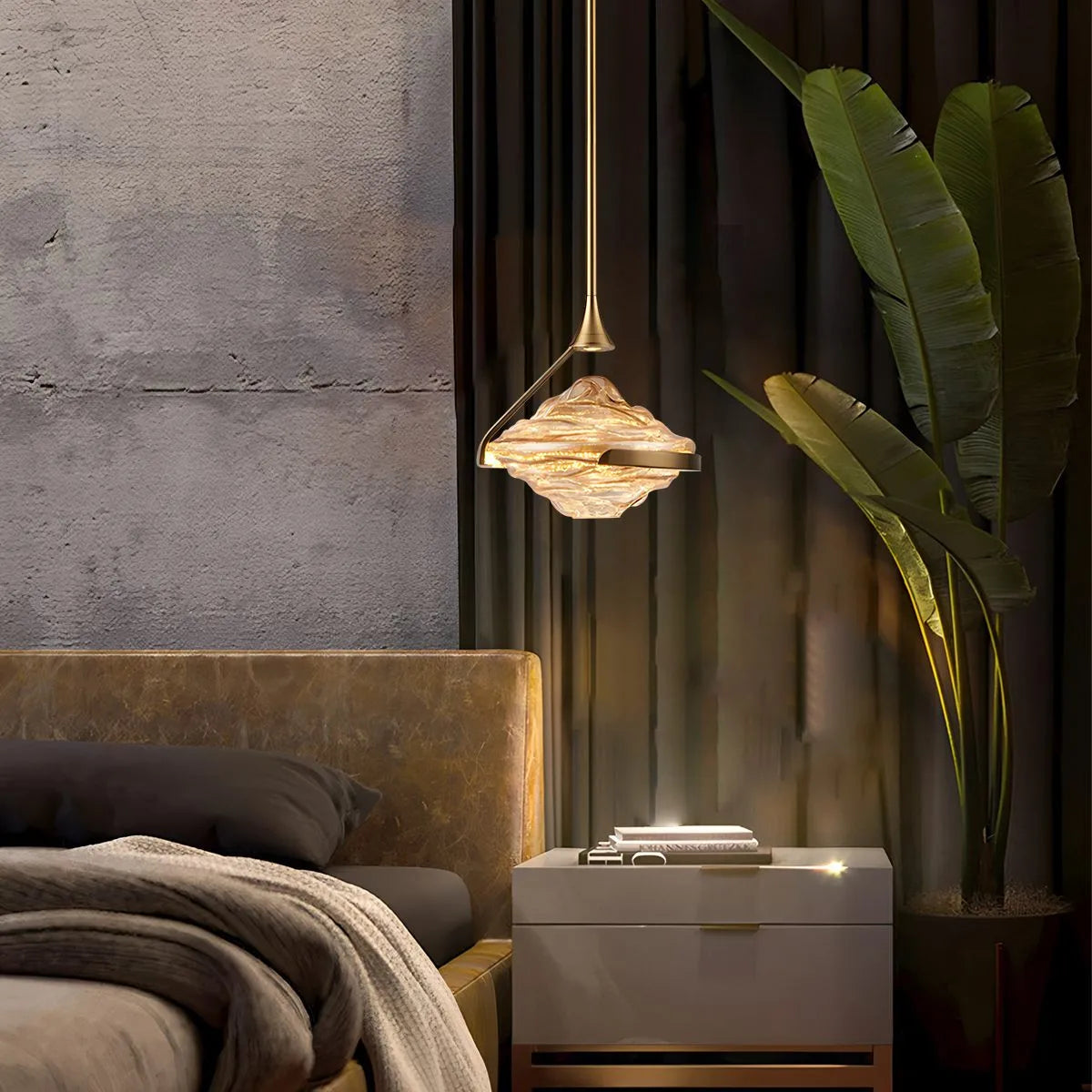 Modern Hill Glass Pendant Light – Glass detail 6