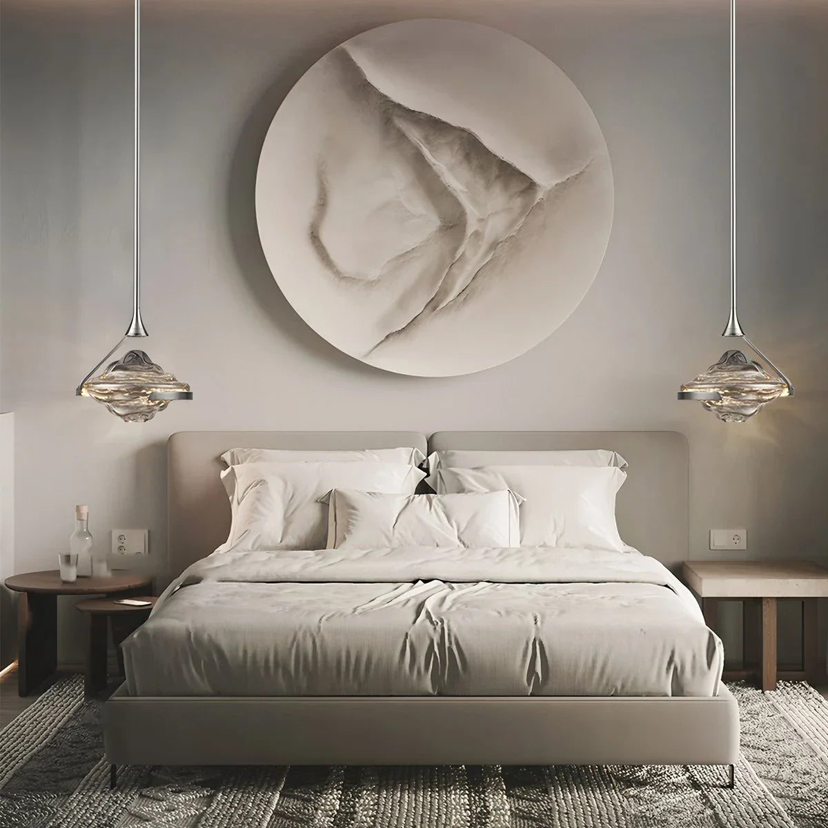 Modern Hill Glass Pendant Light – Glass detail 9