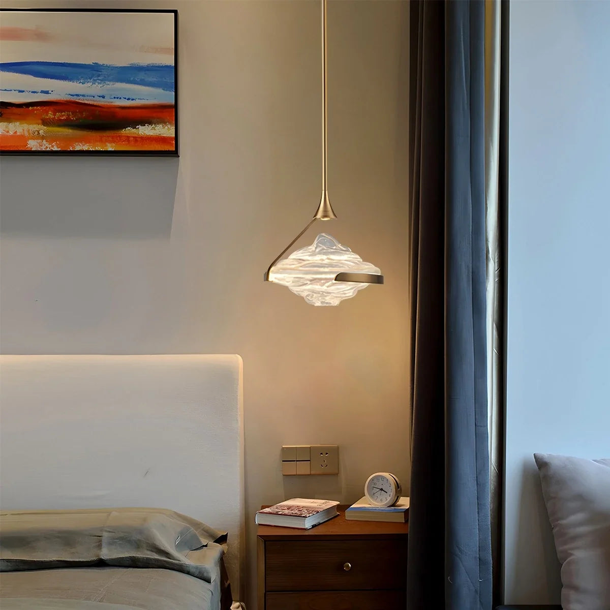 Modern Hill Glass Pendant Light – Glass detail 13