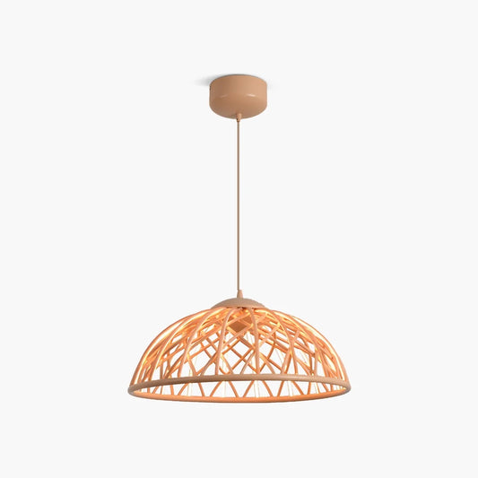 Modern Woven Mesh Art Pendant Light
