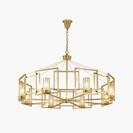 Modern All Copper Chandelier