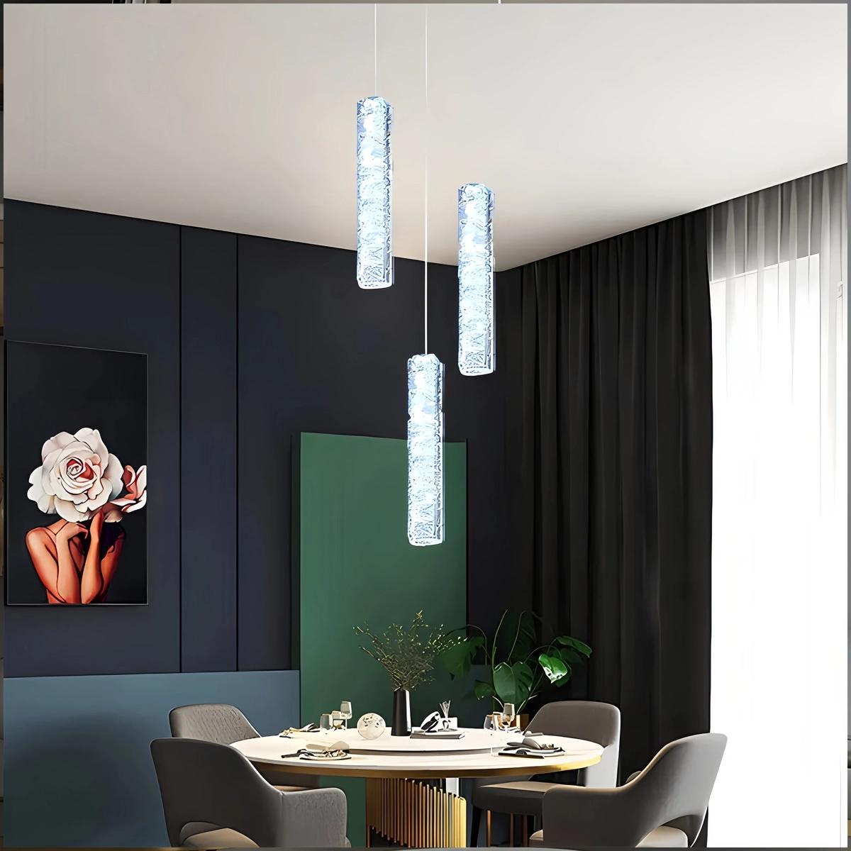 Nordic Crystal LED Chandelier – Crystal detail 15