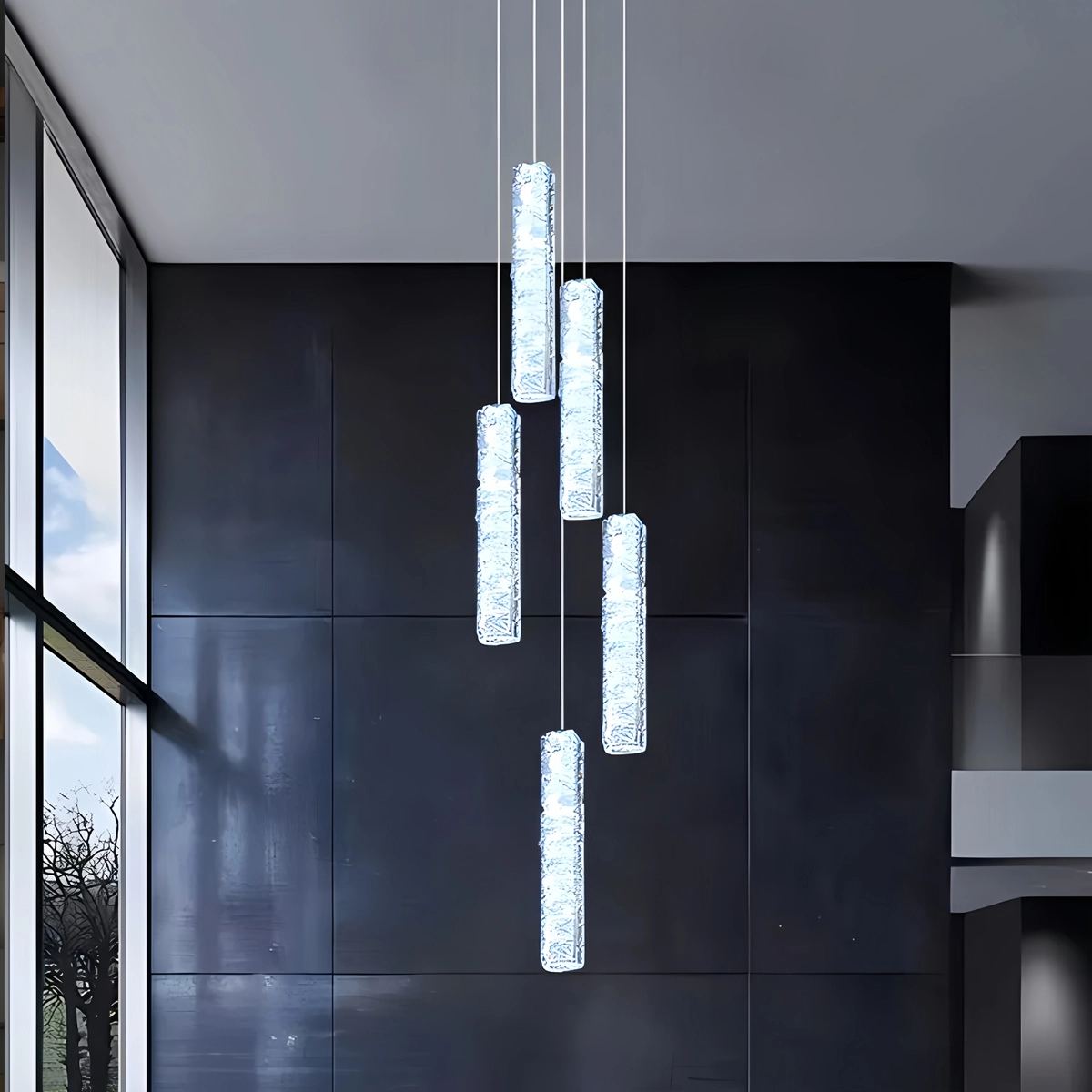Nordic Crystal LED Chandelier – Crystal detail 21