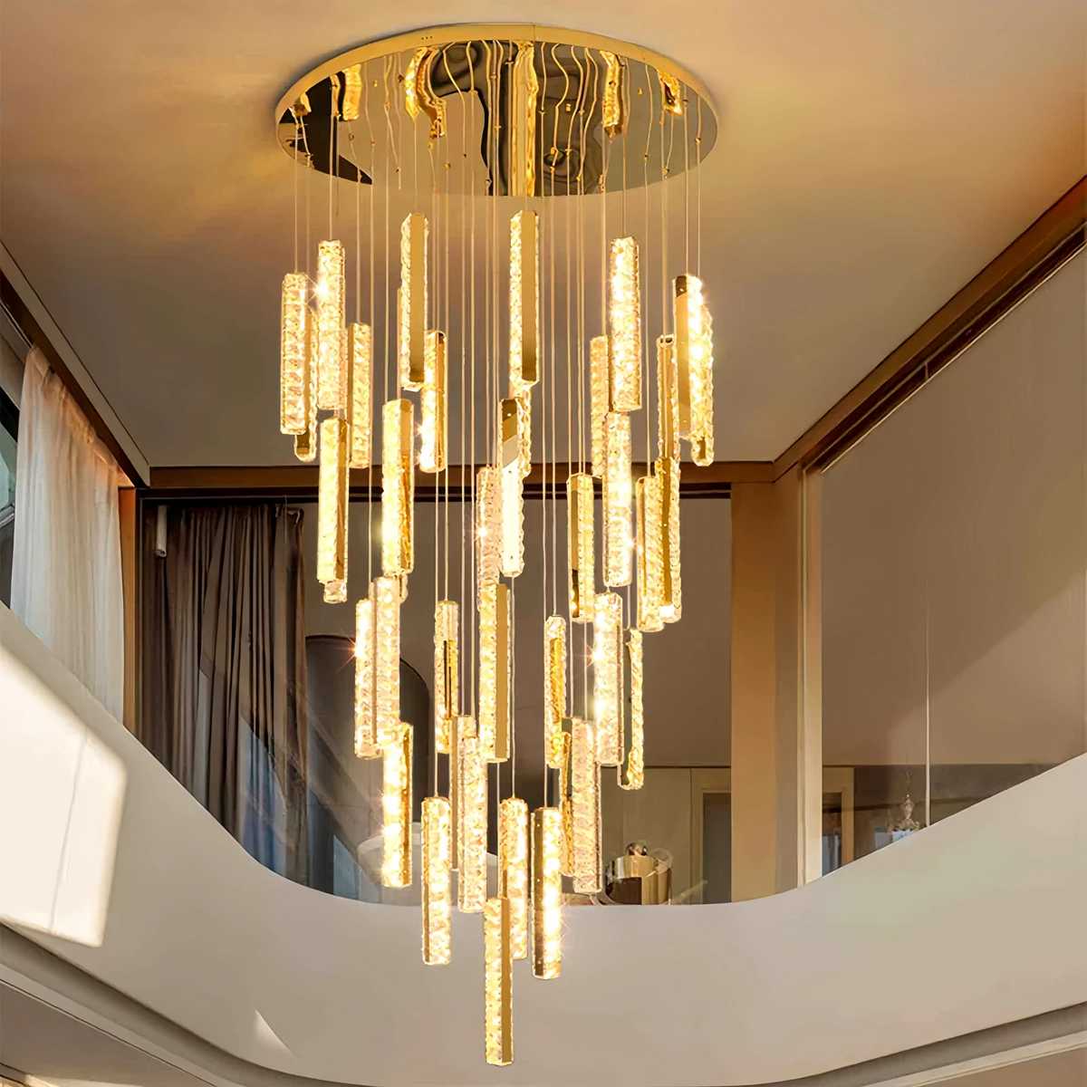 Nordic Crystal LED Chandelier – Crystal detail 50