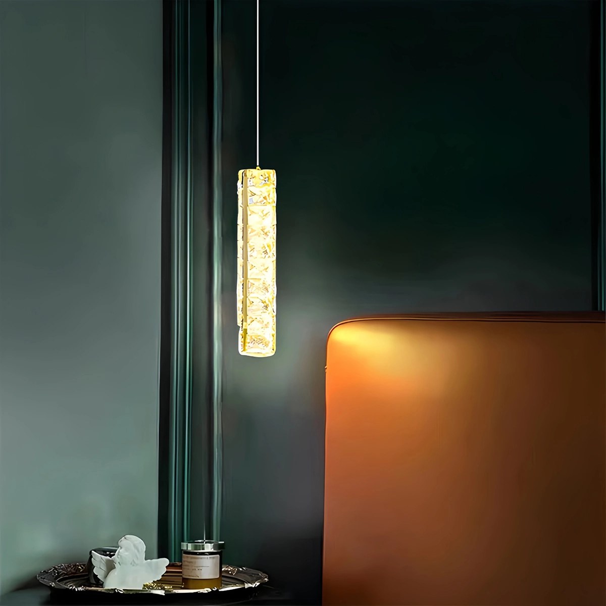 Nordic Crystal LED Chandelier – Crystal detail 10