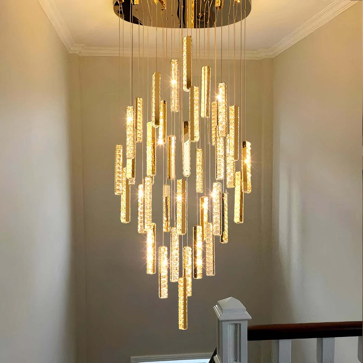 Nordic Crystal LED Chandelier – Crystal detail 47