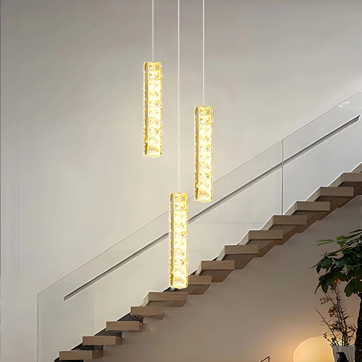 Nordic Crystal LED Chandelier – Crystal detail 19