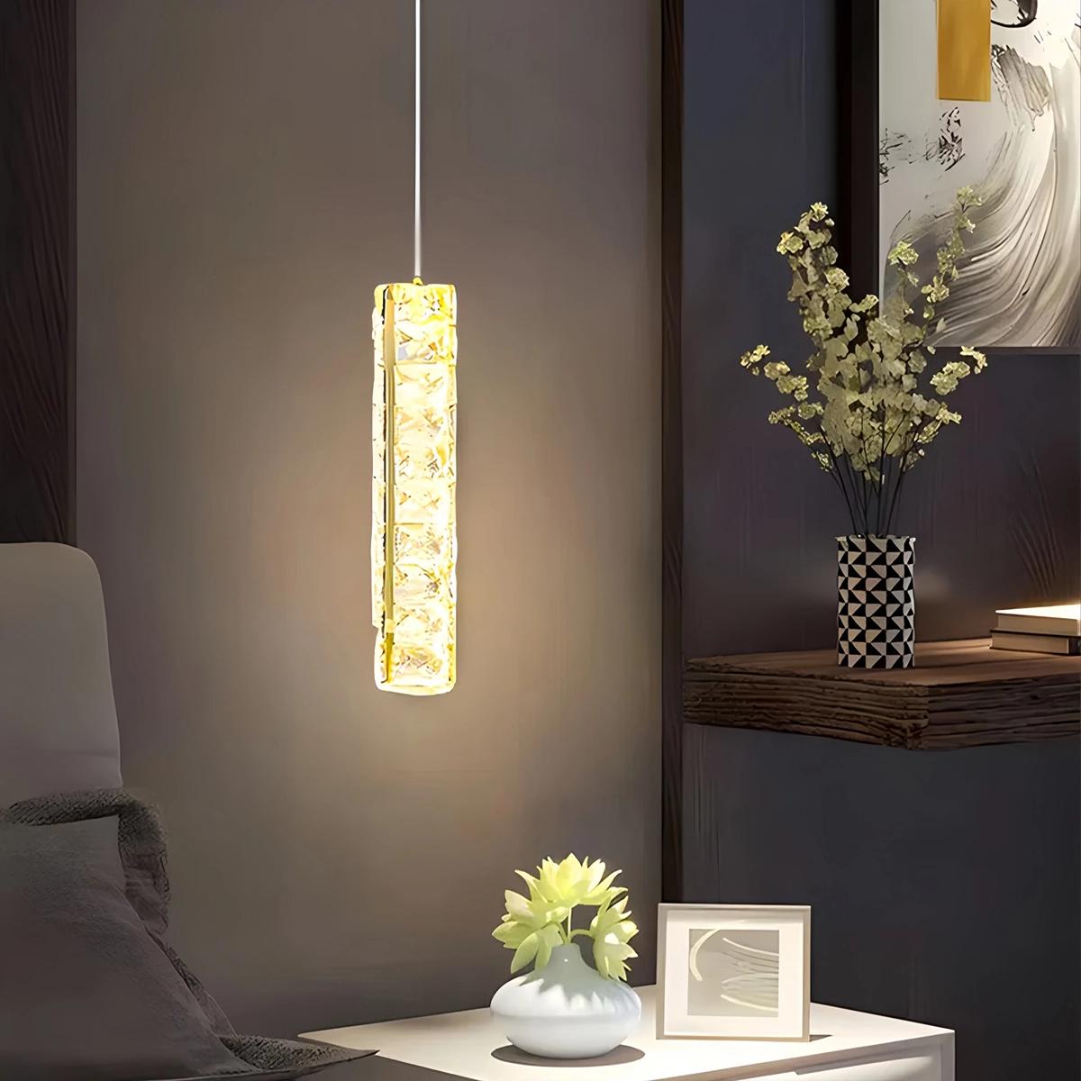 Nordic Crystal LED Chandelier – Crystal detail 9