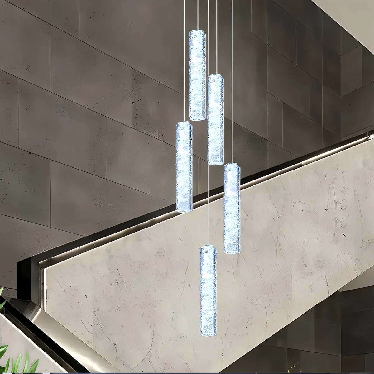 Nordic Crystal LED Chandelier – Crystal detail 24