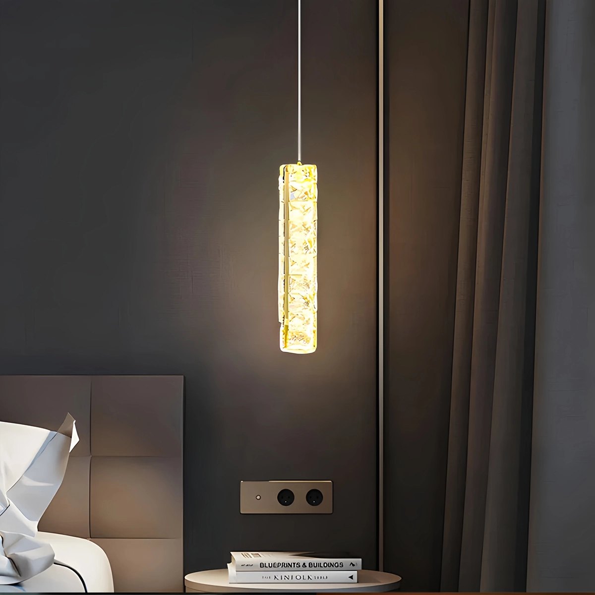 Nordic Crystal LED Chandelier – Crystal detail 11