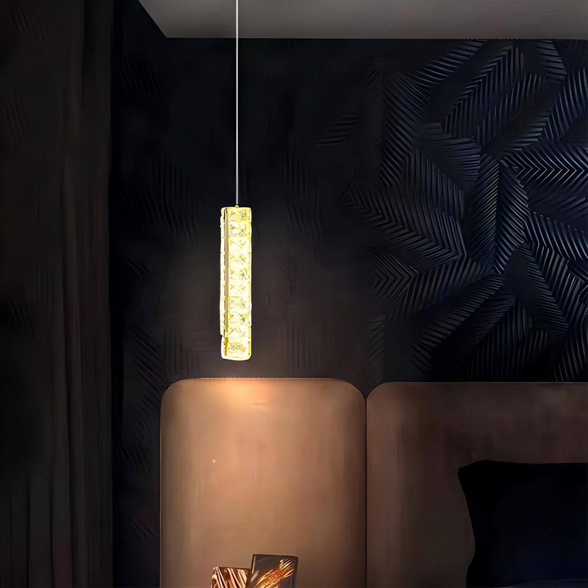 Nordic Crystal LED Chandelier – Crystal detail 12