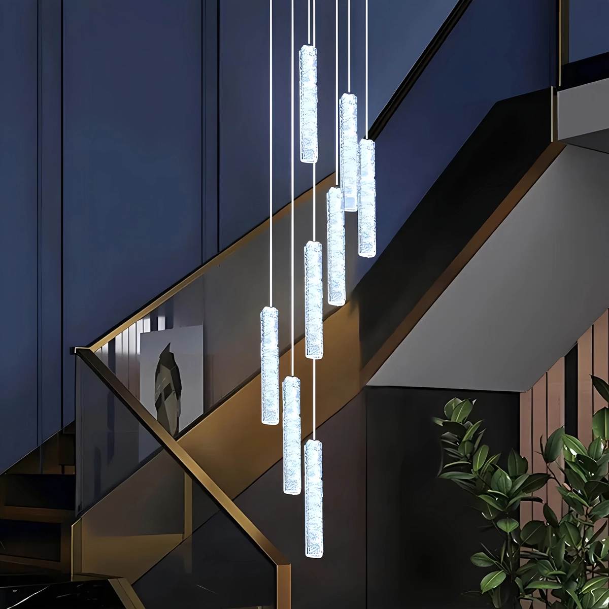Nordic Crystal LED Chandelier – Crystal detail 28