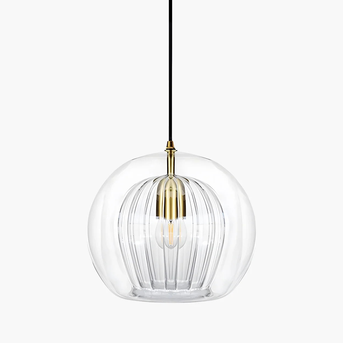 Nordic Glass Globe Pendant Light for Modern Interiors