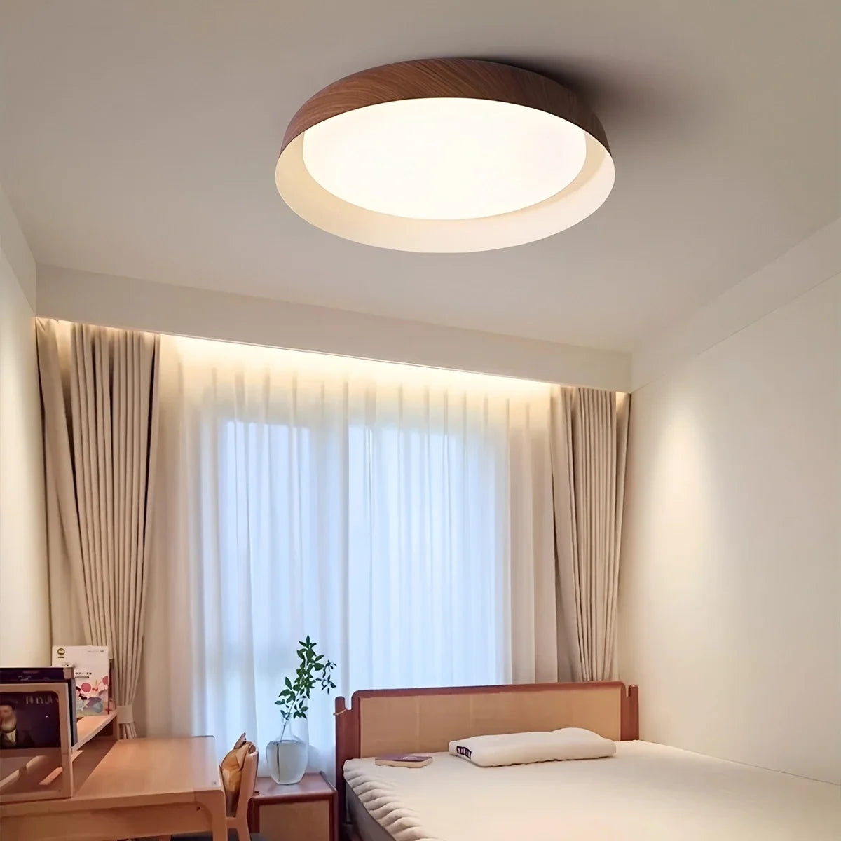 Nordic LED Alloy Ceiling Light for Bedroom – detail 6
