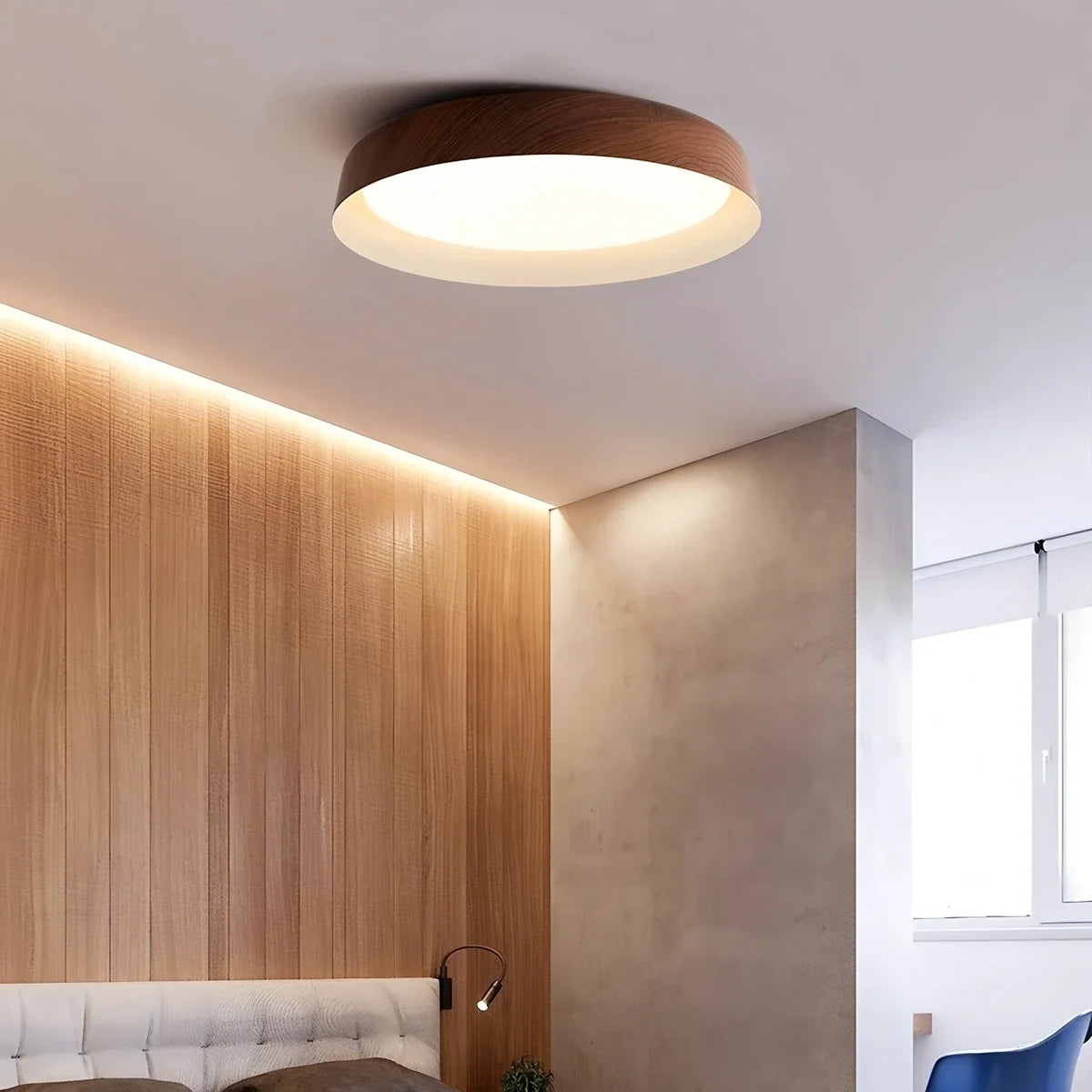Nordic LED Alloy Ceiling Light for Bedroom – detail 7