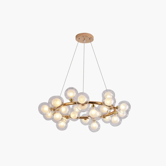 Nur Bubble Glass Chandelier for Living Room